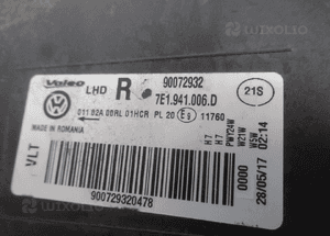Lampa przednia przód prawa vw transporter T6 2015-2019 rok 15
