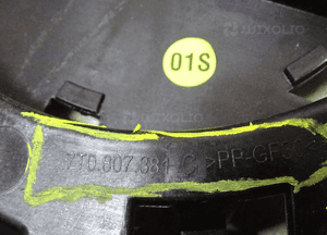 Vw T7 7T stelaż grilla grill atrapa wzmocnienie 7T0807381C 10