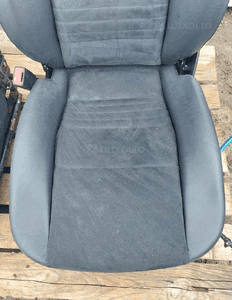 Fotel prawy lewy przód komplet skóra alcantara porsche boxster 986 uk 2