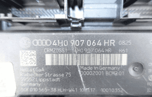 AUDI MODUŁ STEROWNIK KOMFORTU CENTRALNA JEDNOSTKA STERUJĄCA 4H0907064HR 8