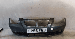 Zderzak przód przedni do bmw serii 5 E60/E61 pdc halogeny spryski xenon spacegrau szary 1