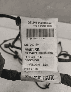 Ferrari california F149 wiązka instalacja pdc zderzaka oryginał 4