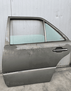 MERCEDES 124 drzwi lewy tył tylne zamek szyba 1
