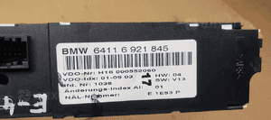 Panel nawiewu klimatyzacji climatronic BMW 3 E46 6921845 4