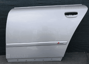 Drzwi Poszycie Lewe Tyl Tylne Srebrne LY7W Audi A4 B7 Sedan kombi Oryginalny Lakier 3