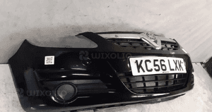 Zderzak przód przedni do opel corsa d + grill  kod kolor Z20R czarny 4