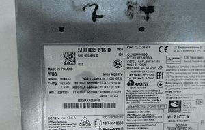 MULTIMEDIA CZYTNIK MIB3 VW GOLF VIII 8 5H0035816D 5