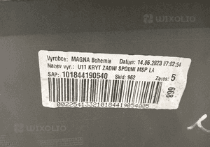 Spoiler dyfuzor dokładka tył tylny bmw X1 U11 m pakiet 2022- 5