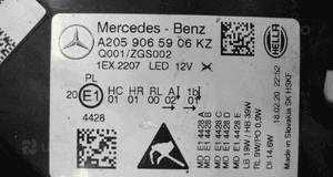Mercedes 205 lift performance lampa przednia lewa 6
