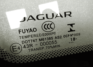 JAGUAR XF X260 KOMBI SZYBA DRZWI LEWY TYŁ TRÓJKĄT 10