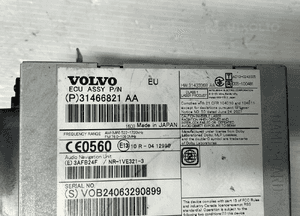 Volvo S80 ii V70 iii radio nawigacja lift 31466821 7