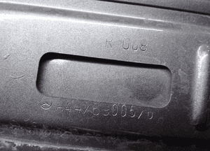 Mercedes W447 listwa maskownica drzwi przesuwnych prawa A4476900370 9