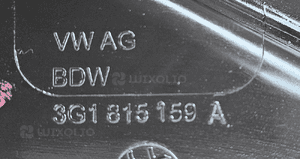 VW Passat B8 osłona lampy przód wspornik prawy 3