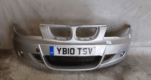 * ZDERZAK PRZÓD PRZEDNI DO BMW SERII 1 E87 M POWER M PAKIET HALOGENY TITANSILBER SREBRNY 2
