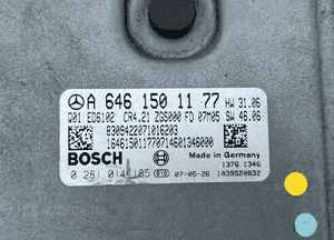 Mercedes W639 komputer sterownik 0281014185 A6461501177 8