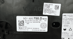 Vw golf vii 5G 2012- zegary licznik 91532KM 5G1920750D 5