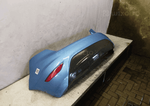 Zderzak tył tylny ford fiesta MK.7 7 vii niebieski błękitny 3