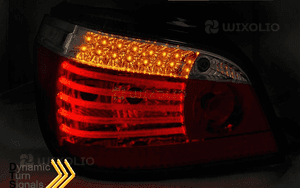 Lampy DIODOWE BMW E60 03-07 RED SMOKE LED SEQ 3