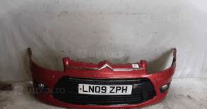 Zderzak przód przedni do citroen C4 lift ekqd bordowy halogeny 2009ROK 1