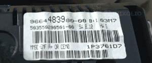 Peugeot 207 308 T7 zegarek  wyświetlacz 9664483980 96644840XT 5