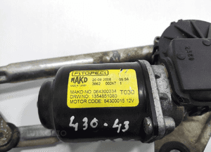 MECHANIZM WYCIERACZEK SILNICZEK CITROEN NEMO BIPPER 1354851080 2007-2017 4