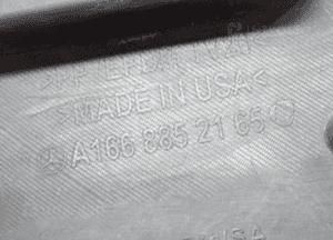 MERCEDES GL W166 AMG Wzmocnienie zderzaka A1668852165 LLU 9