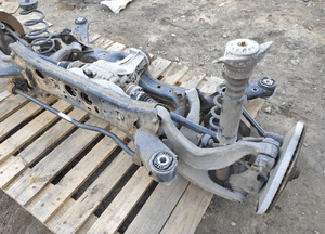 AUDI A7 4G 3.0 TDI WÓZEK ZAWIESZENIA TYLNY SANKI TRAWERS RAMA TYŁ BDB STAN 4