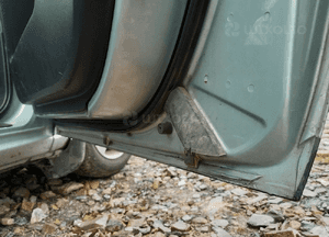 Mazda 5 05-10   Drzwi przednie przód  prawe tył w kolor 32B szyba 3