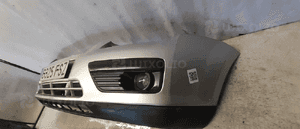 / ZDERZAK PRZÓD PRZEDNI FORD FOCUS MK.2 2 II 03 SREBRNY HALOGENY 4