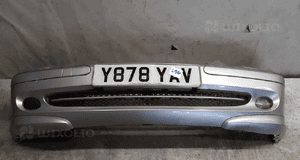 Zderzak przód przedni mercedes-benz W203 c klasa 744 srebrny spryskiwacze lamp xenon halogeny 1