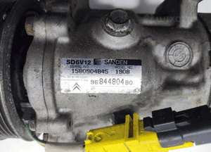 SPRĘŻARKA KOMPRESOR KLIMATYZACJI CITROEN NEMO BIPPER 1.4 HDI 9684480480 5