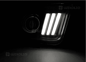 REFLEKTORY LAMPY DO FORD MUSTANG Od 2004 Do 2009 Roku LED HI/LOW 3