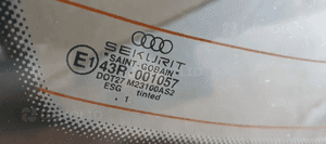 Szyba karoseryjna tył tylna Audi A4 B6 Sedan AS2 01r 6