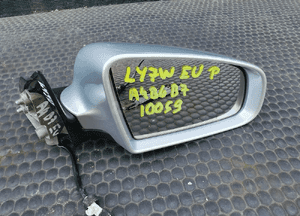 Lusterko Zewnetrzne Prawe Europa LY7W 5 pin Srebrne AUDI A4 B6 B7 1