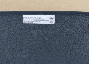 Dywaniki welurowe Audi A3 8L0061226ED 92S tył 5