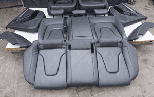 Fotele siedzenia skóra grzane manualne audi A4 B8 fl sedan 2