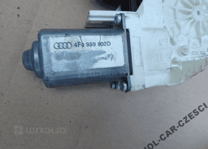 SILNICZEK SZYBY PRAWY PRZÓD AUDI A6 C6 4F0959802D 2