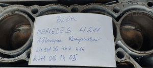 Silnik blok silnika słupek dół Mercedes E-Klasa W211 1.8 Kompressor 271941 12