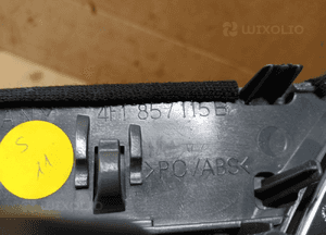Osłona obudowa licznika zegarów dekor Audi A6 C6 4F1857115B 6
