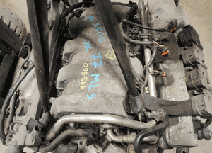 Mercedes v8 5.0 oe 113960 77k mls SILNIK BEZ ŚWIEC 3 CEWEK 1 WTRYSKU 1