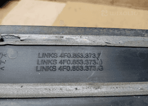 Listwa progowa progu lewy przód przednia lewa Audi A6 C6 4F0853373C 4