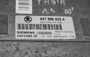 Sterownik silnika Skoda Fabia 1.4 MPI 047906033A 2
