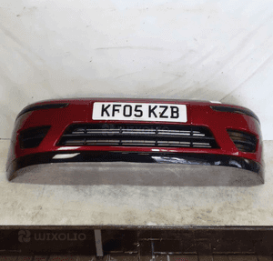 Ford focus i lift zderzak przedni przód kod kolor 93 A4 bordowy 1