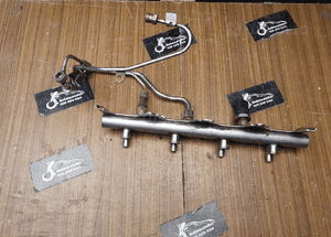 Listwa Wtryskowa Czujnik Cisnienia Paliwa Przewody 2.0 FSI TFSI Audi A4 B7 A6 VW 19