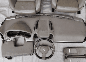 Fotele boczki deska kierownica panel tunel Porsche Cayenne 2 II Karbon 11