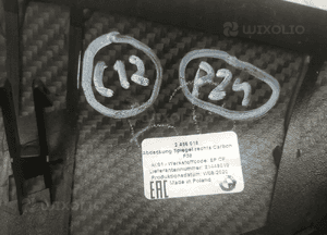 Bmw X2 F39 obudowa lusterka carbon prawa 2456018 C12 6
