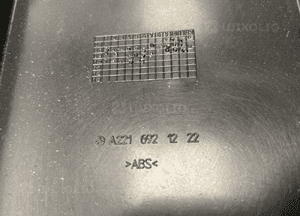 Mercedes W221 poszycie osłona słupka prawe alcantara A2216921222 7