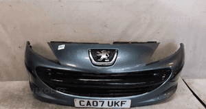 Zderzak przód przedni do peugeot 207 ezwd szary 1