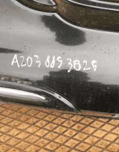 MERCEDES C 203 zderzak przód  przedni chrom a2038853025 listwa zderzaka 5