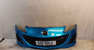 Zderzak przód przedni mazda 3 iii bl 09-12r. 38J niebieski błękitny 1